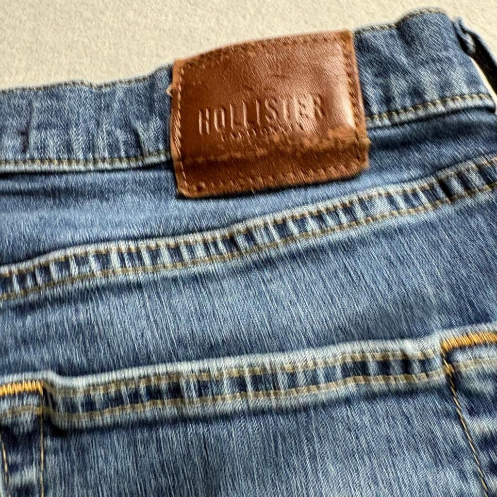 Hollister Epic Flex Slim Straight Jeans Mens 32x30 Blue Denim Stretch Pants