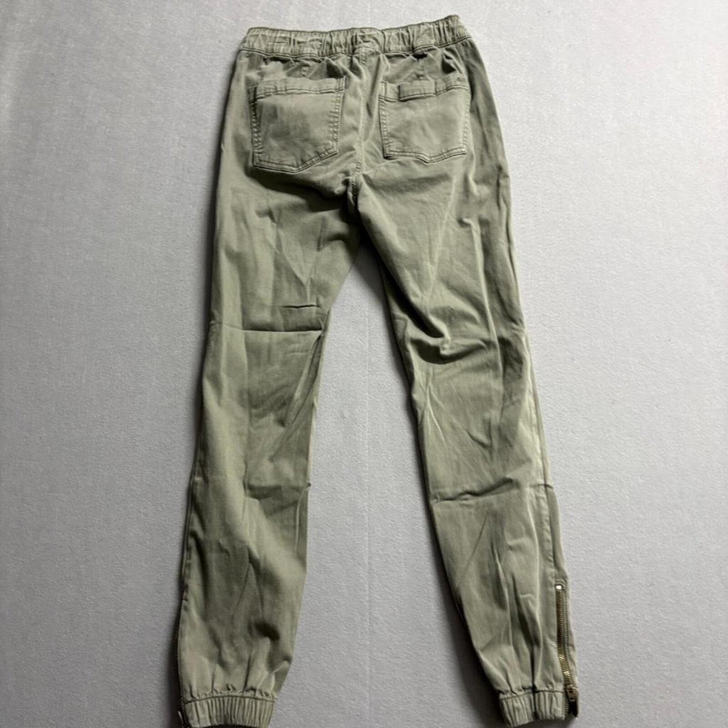 American Eagle Outfitters Womens Jogger Pants Size 6 Green Cotton Blend Stretch