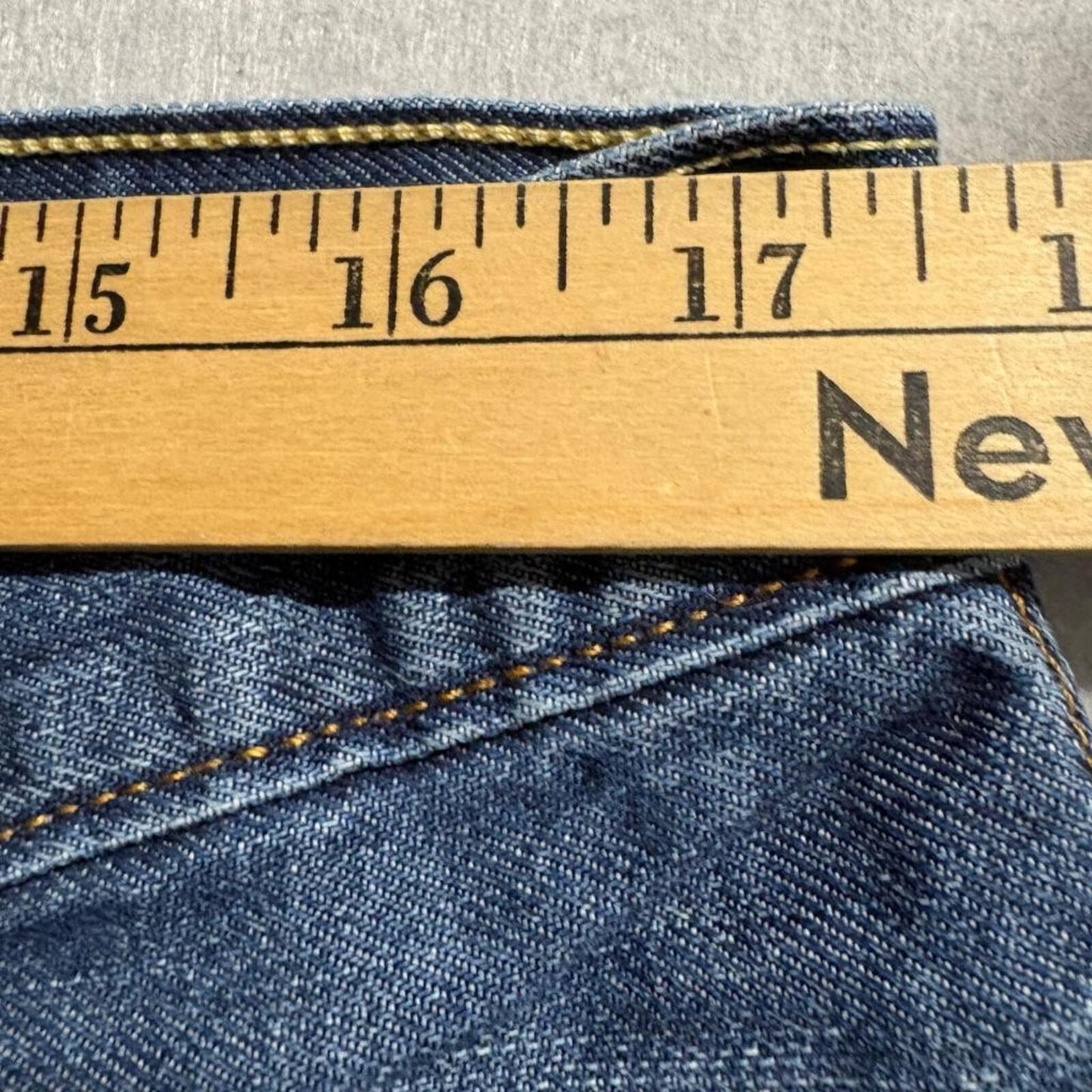 Levis 969 Jeans Mens 36x30 Blue Denim Straight Leg Workwear Casual
