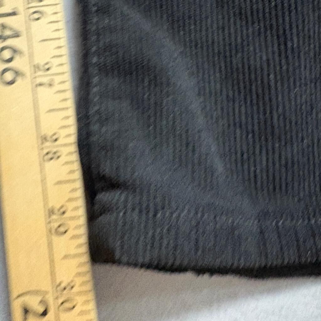 Shein Corduroy Pants Womens Medium Black Bootcut Flare High Rise Stretch Casual