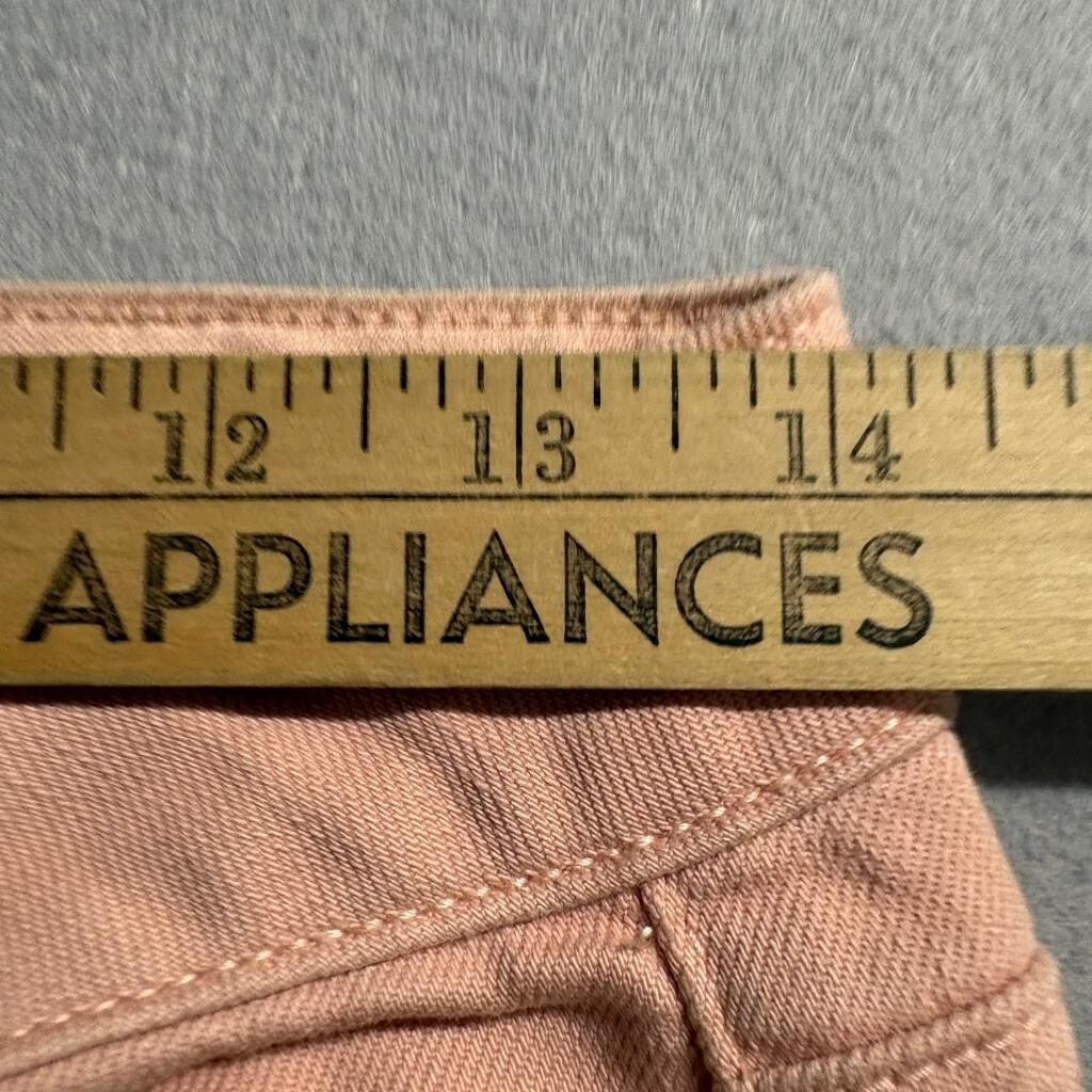 American Eagle Stretch Skinny Jeans Womens 00 Pink Peach Denim Low Rise