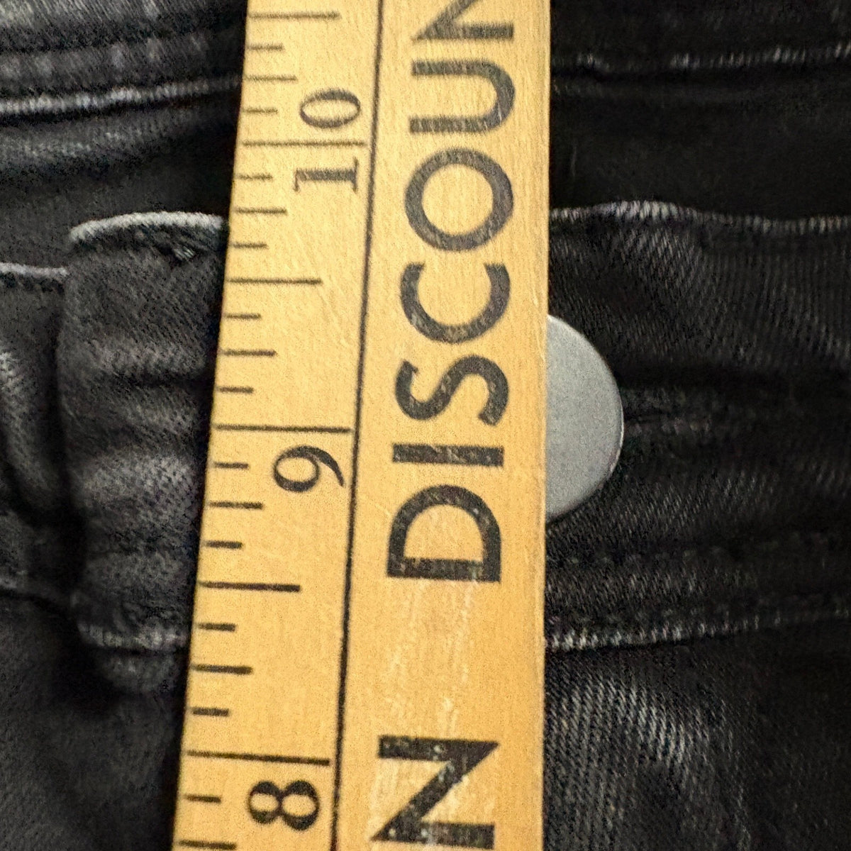 Fashion Nova Novamen Distressed Patchwork Jeans Mens 32 Black Stretch Denim