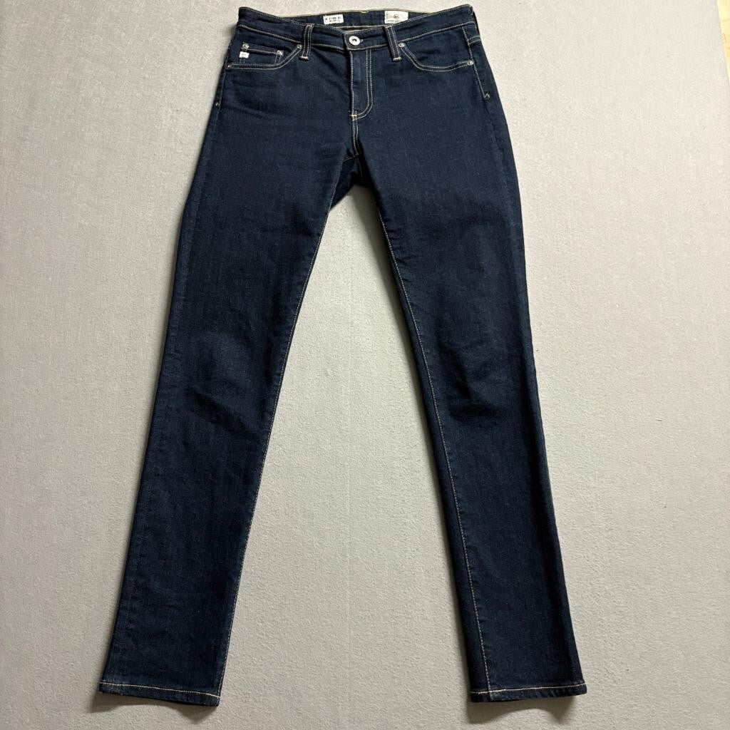 AG Adriano Goldschmied B-Type 02 Cigarette Jeans Womens 27x29 Dark Wash Stretch