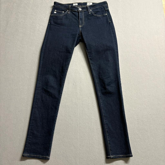 AG Adriano Goldschmied B-Type 02 Cigarette Jeans Womens 27x29 Dark Wash Stretch