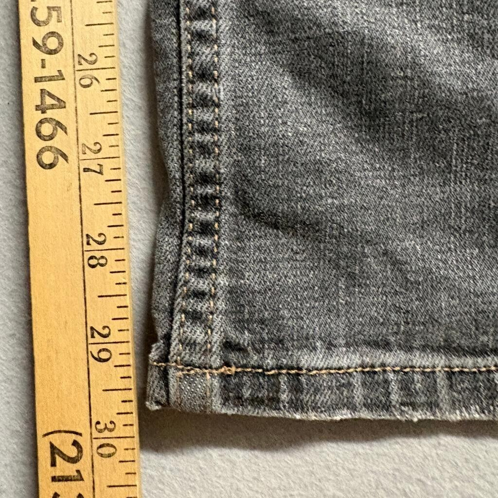 Jane Doe Jeans Womens 5 Gray Denim Low Rise Bootcut Stretch Pants