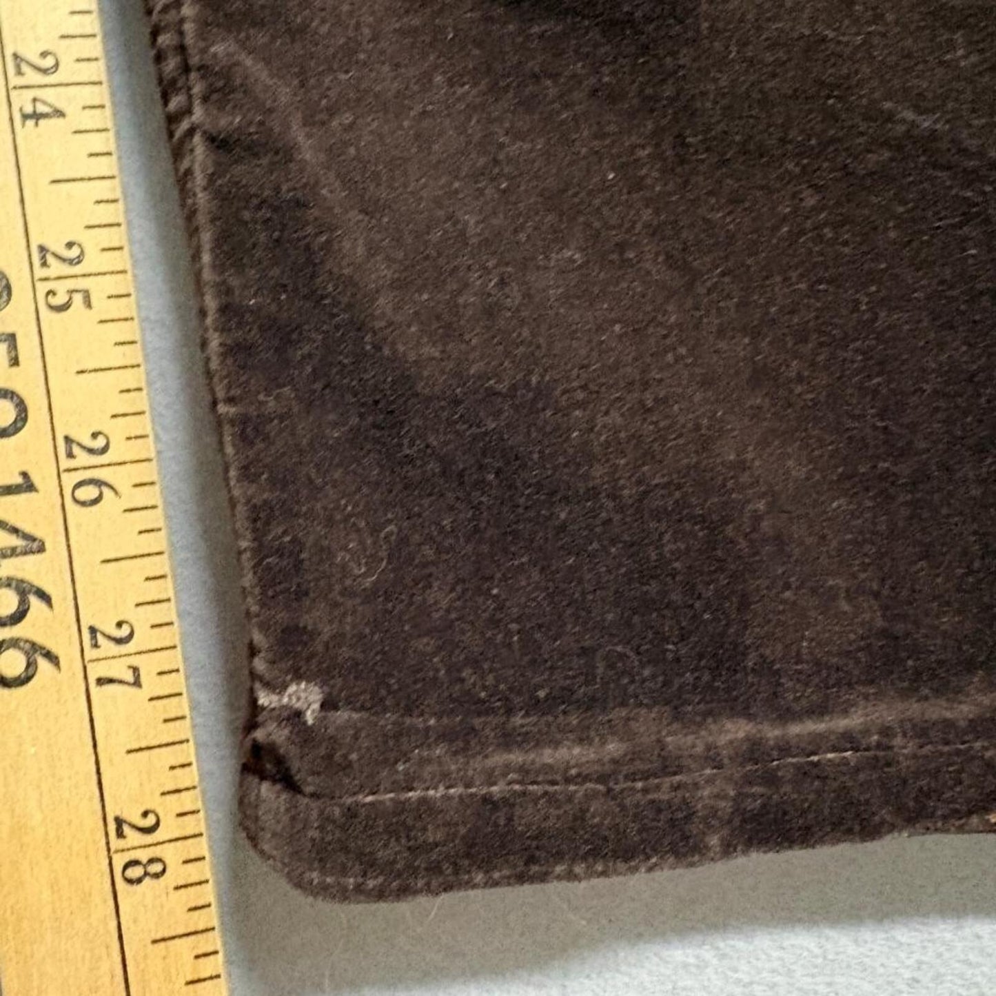 Liz Claiborne Lizwear Corduroy Pants Womens 10 Brown High Rise Straight Leg