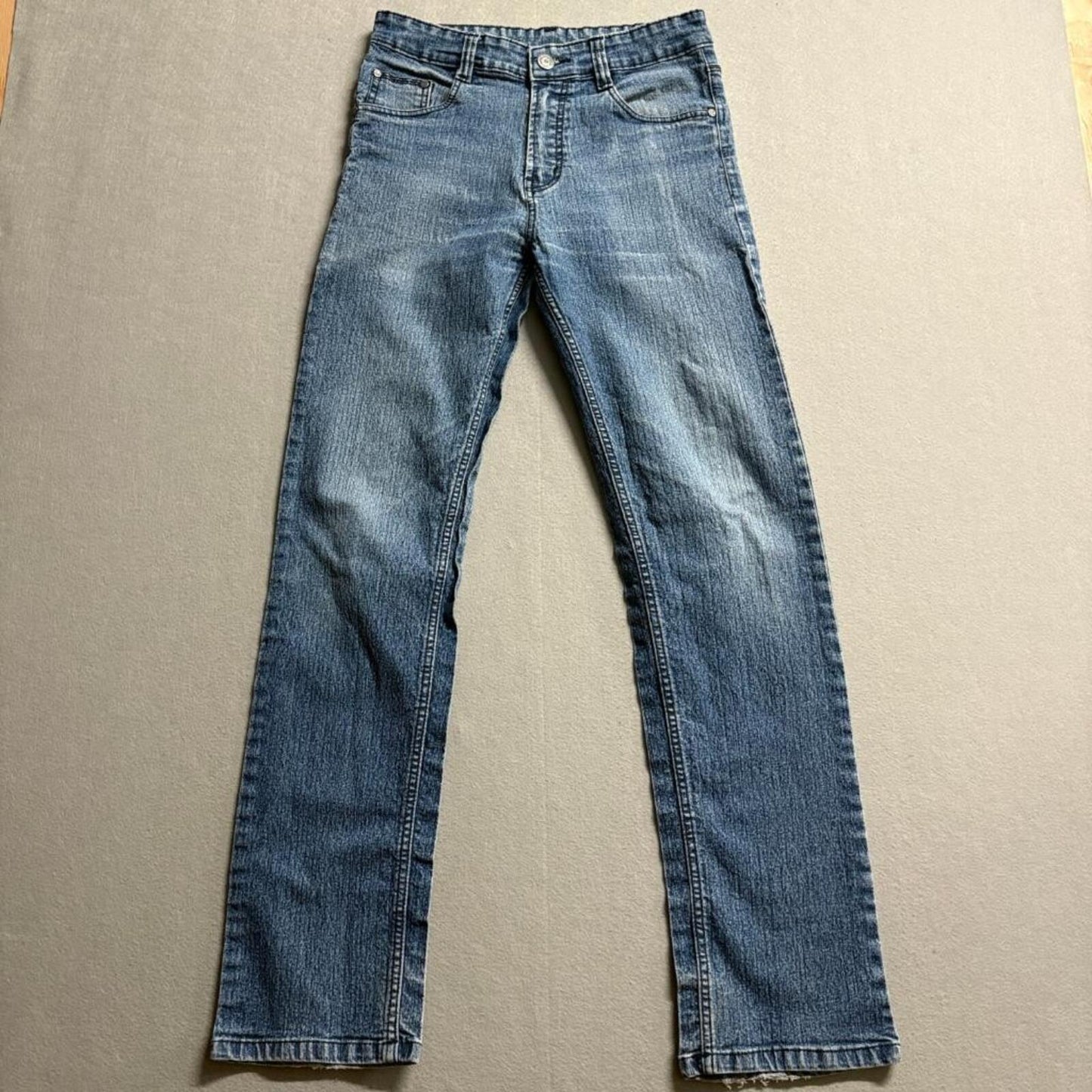DNG Jeans Mens 28x30 Blue Denim Straight Leg Medium Wash Classic Fit Pants 29x31