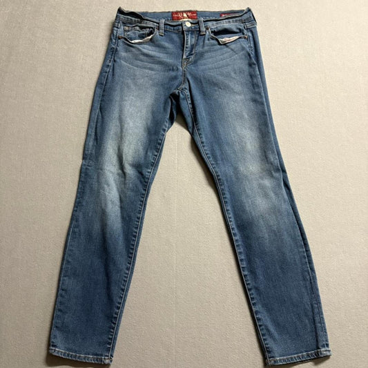 Lucky Brand Sofia Skinny Jeans Womens Size 8 29 Ankle Blue Denim Medium Wash
