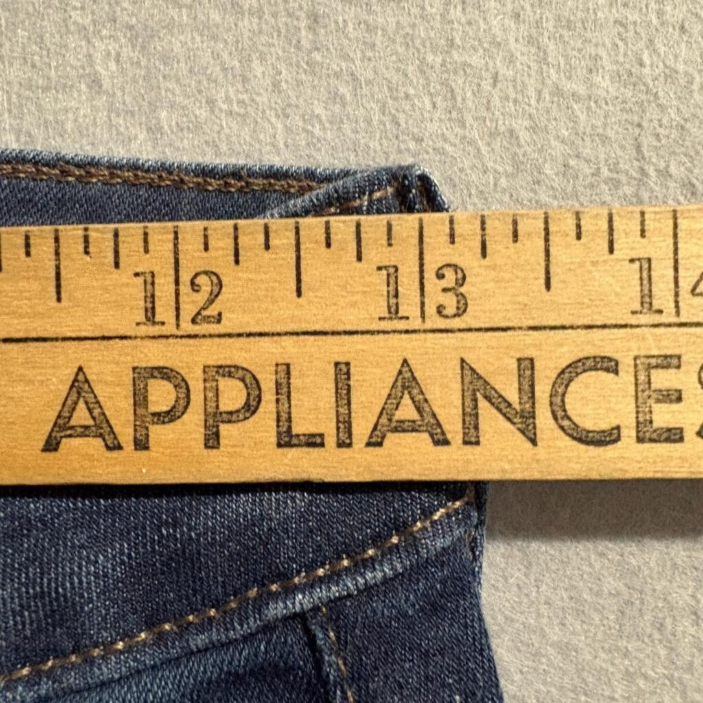 Joe's Jeans Womens 23 Skinny Crop Blue Denim Stretch Mid Rise Jeans