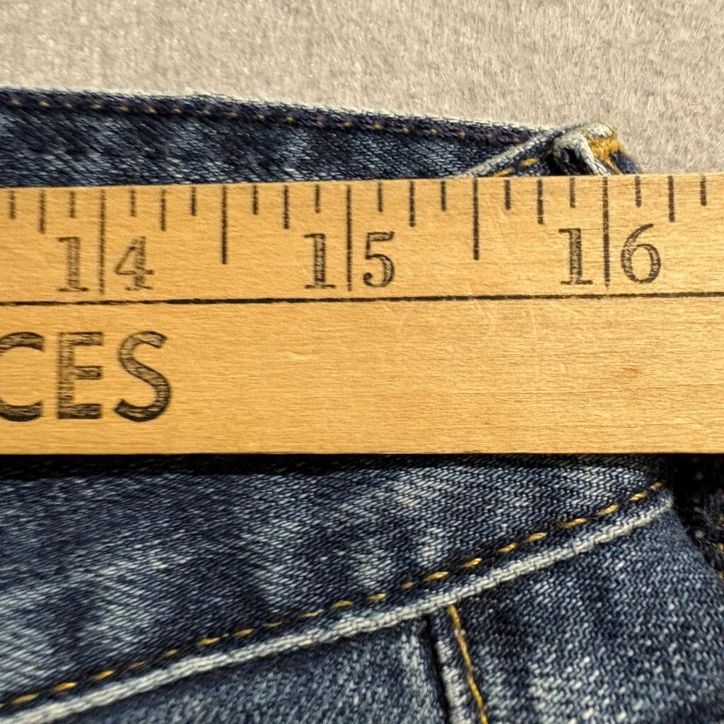 AG Adriano Goldschmied Theory Luxe Nikki Crop Jeans Womens 27 Blue Denim