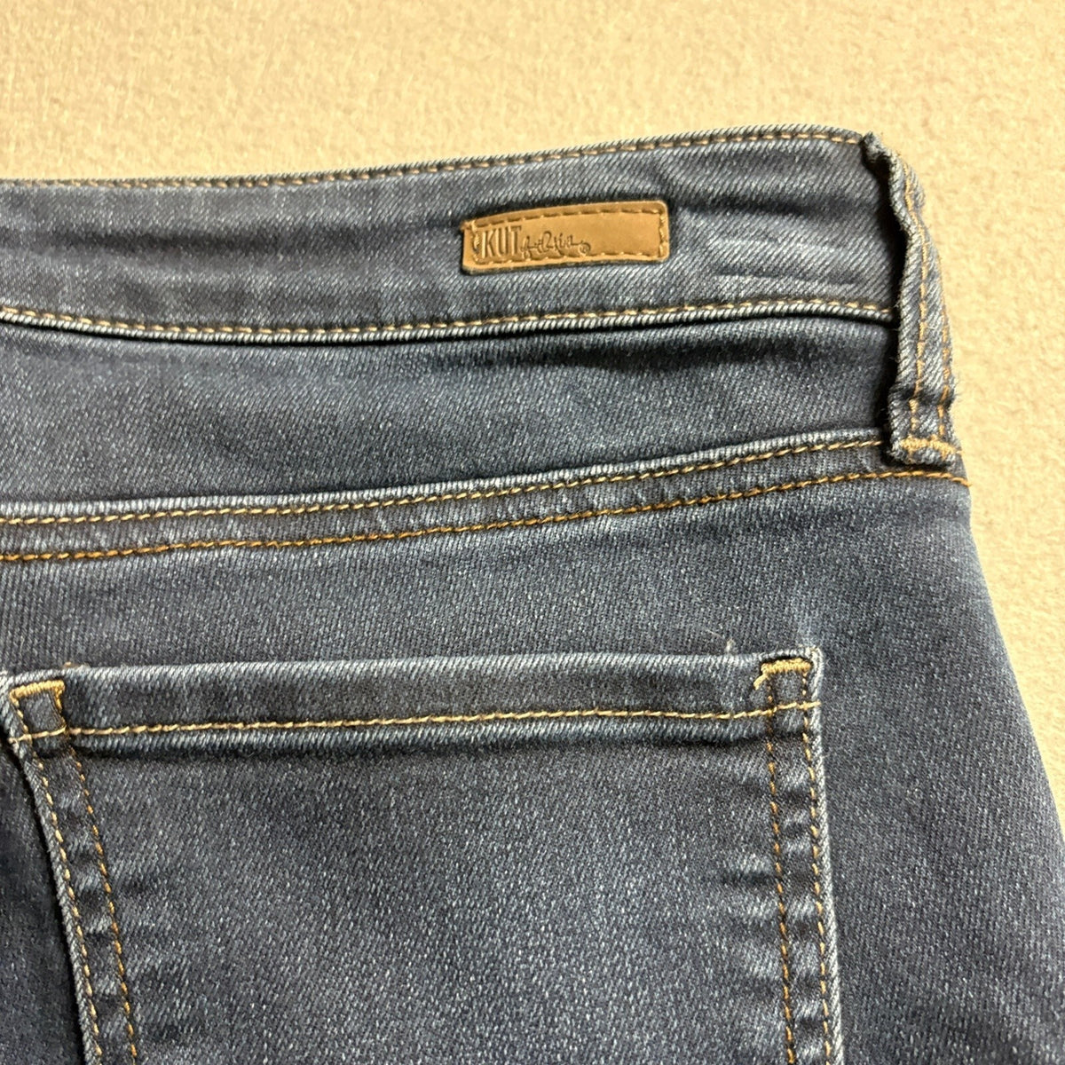 KUT from the Kloth Mia Toothpick Skinny Jeans Womens Size 2 Dark Wash Stretch
