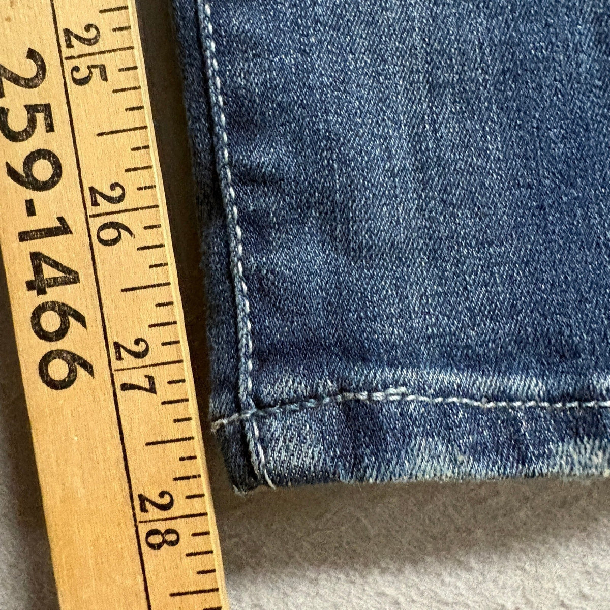 Pilcro and the Letterpress Stet Jeans Mens Size 27 Blue Patchwork Skinny Denim