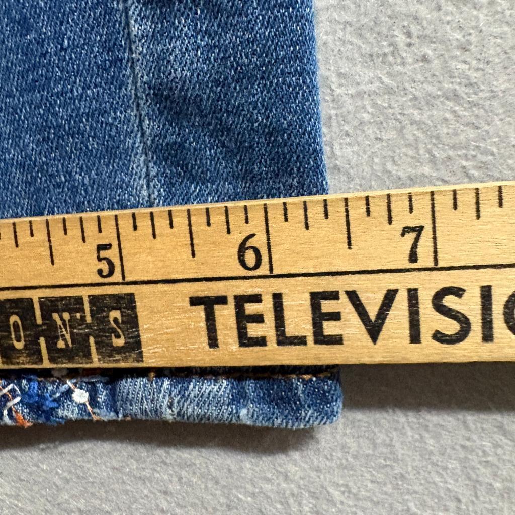 Chicos So Slimming Girlfriend Slim Leg Crop Jeans Embroidered Size 0.5 US 6 Blue