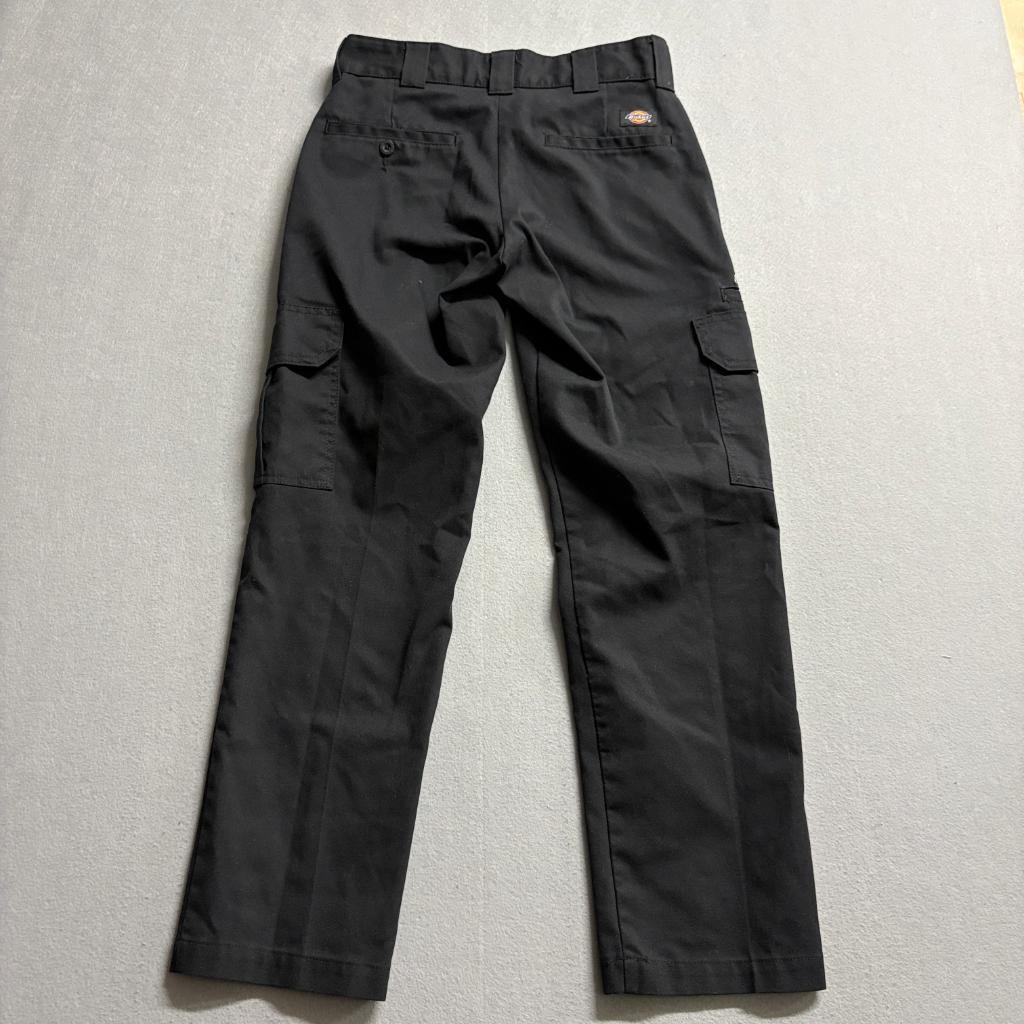 Dickies Flex Womens Cargo Pants 28x30 Black Straight Leg Workwear Utility