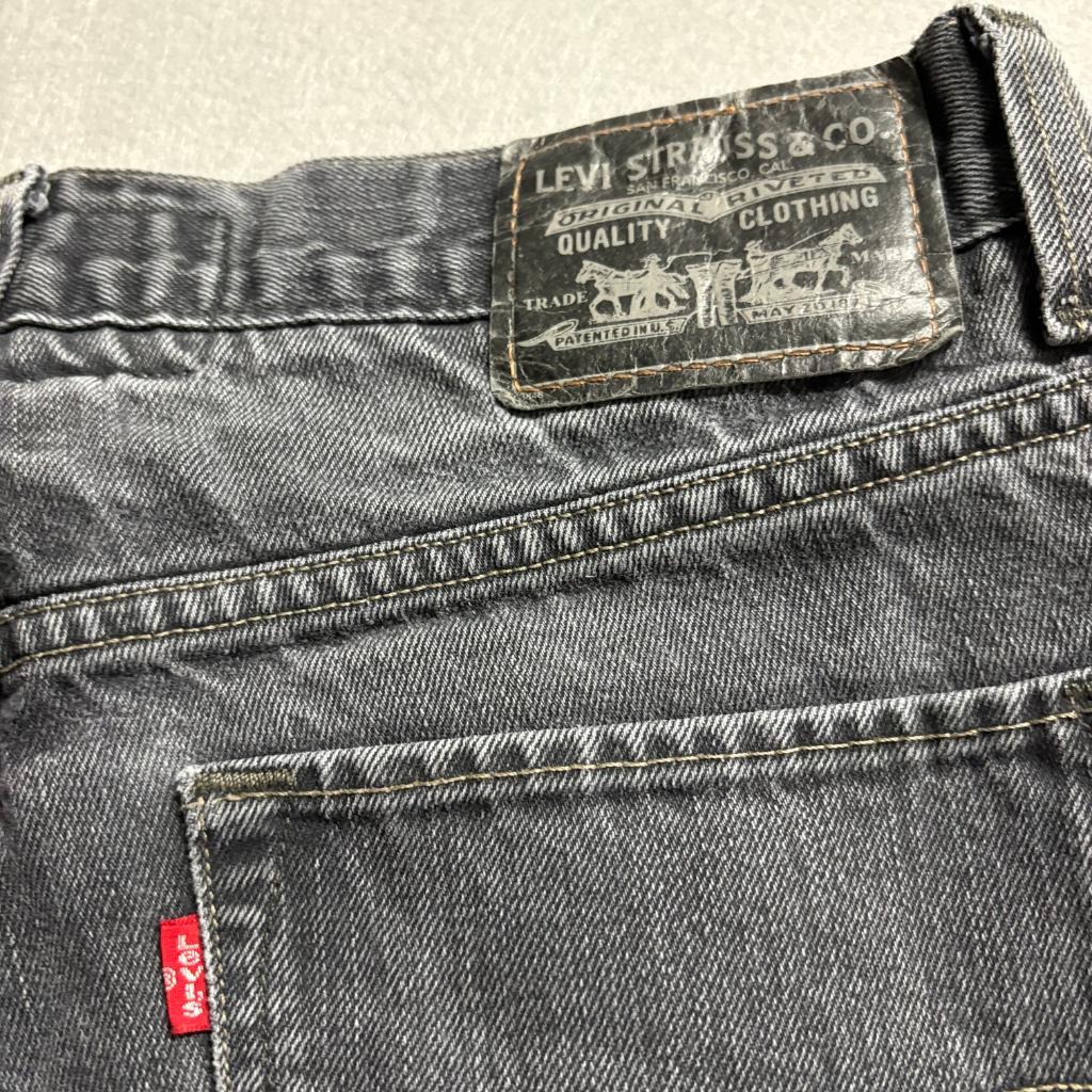 Levi's 511 Skinny Jeans Mens 32x30 Black Denim 100% Cotton Made in Mexico