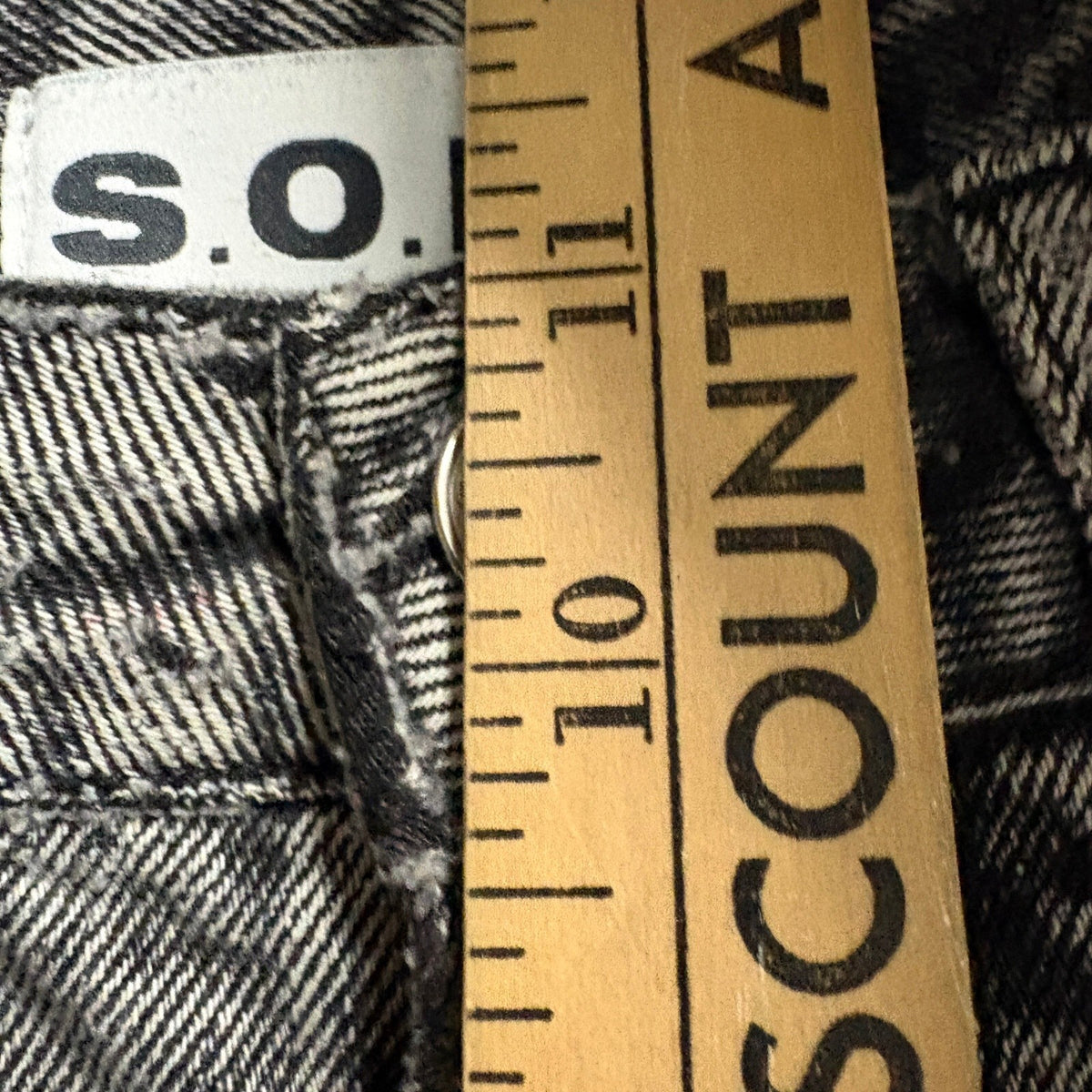 S.O.N.G. Womens High Rise Acid Wash Wide Leg Barrel Jeans Size 3/26 Raw Hem Y2K