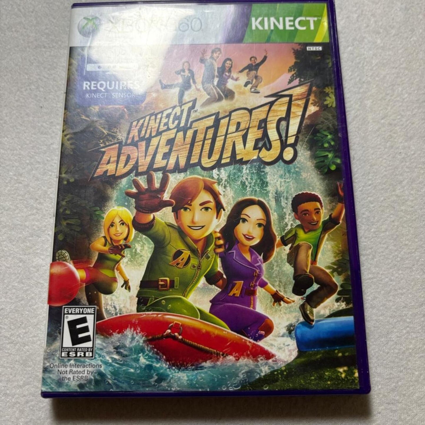 Kinect Adventures Microsoft Xbox 360 Game Complete with Manual CIB Tested