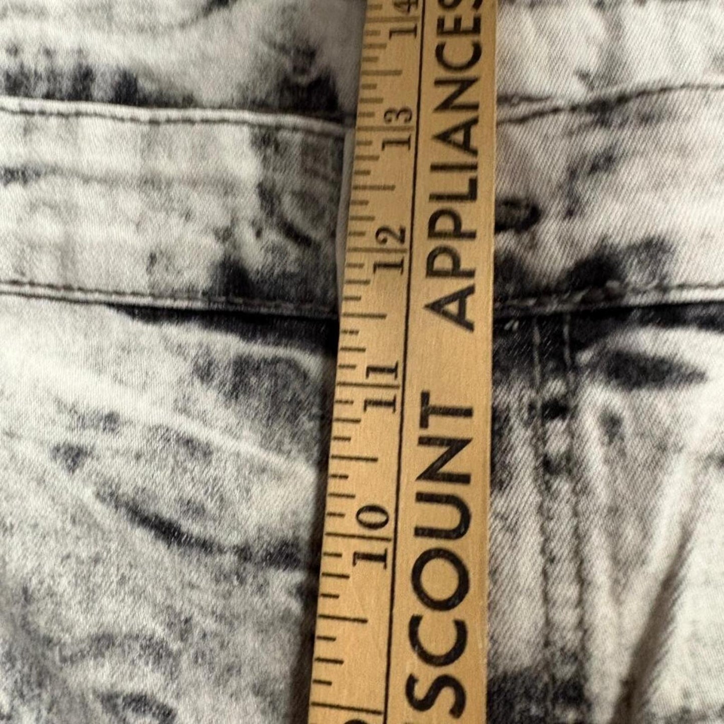 Southpole SP Essentials Mens Moto Jeans Size 48 Gray Acid Wash Stretch Denim