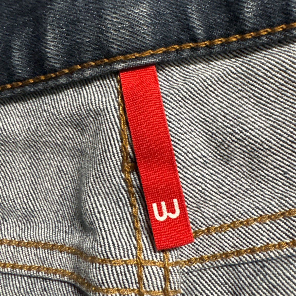 UNIQLO UJ Mens Blue Denim Stretch Jeans Size 30x32 Medium Wash Straight Leg