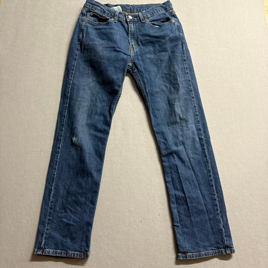 Levi's 514 Straight Fit Jeans Mens 31x32 Blue Denim Stretch Pants