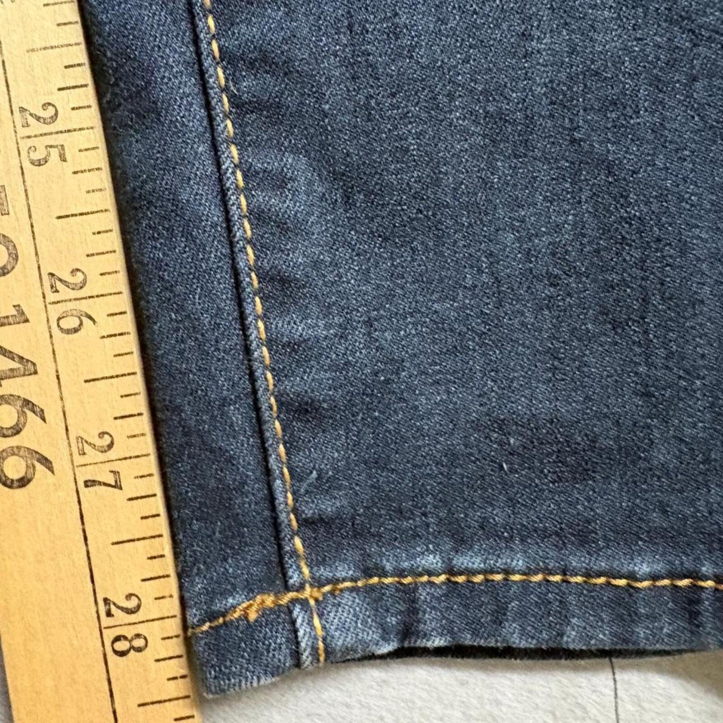 Jordache Skinny Jeans Womens 16W Dark Wash Blue Stretch Denim High Rise