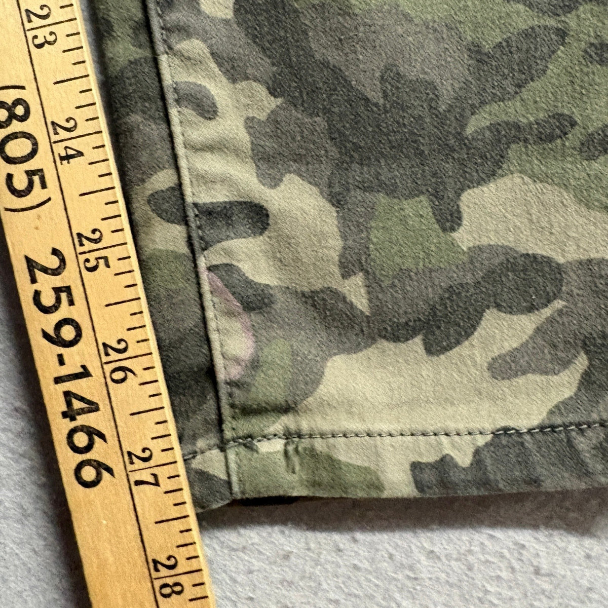 Denim Co Camouflage Jogger Jeans Womens XS Green Camo Drawstring Waist Skinny