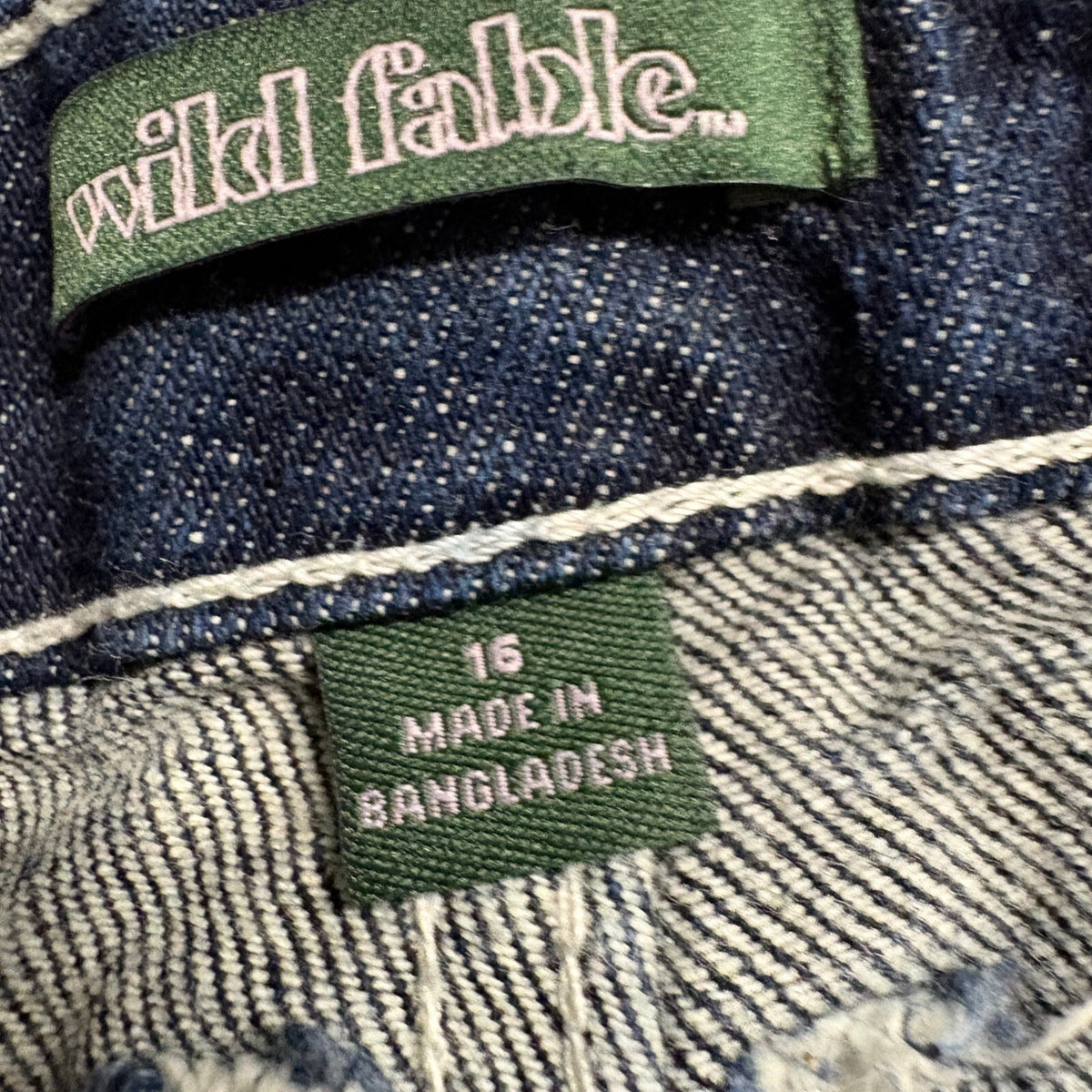 Wild Fable Carpenter Jeans Womens Size 16 Blue High Rise Straight Leg Denim