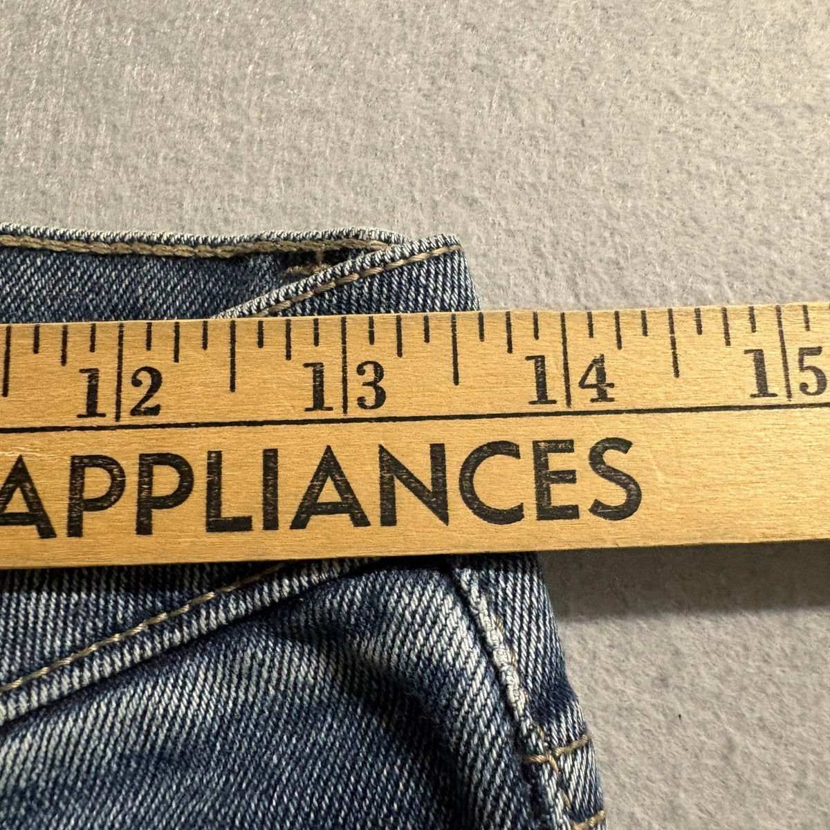 Nissi USA Womens Flare Jeans Blue Medium Wash High Rise Denim Size 28