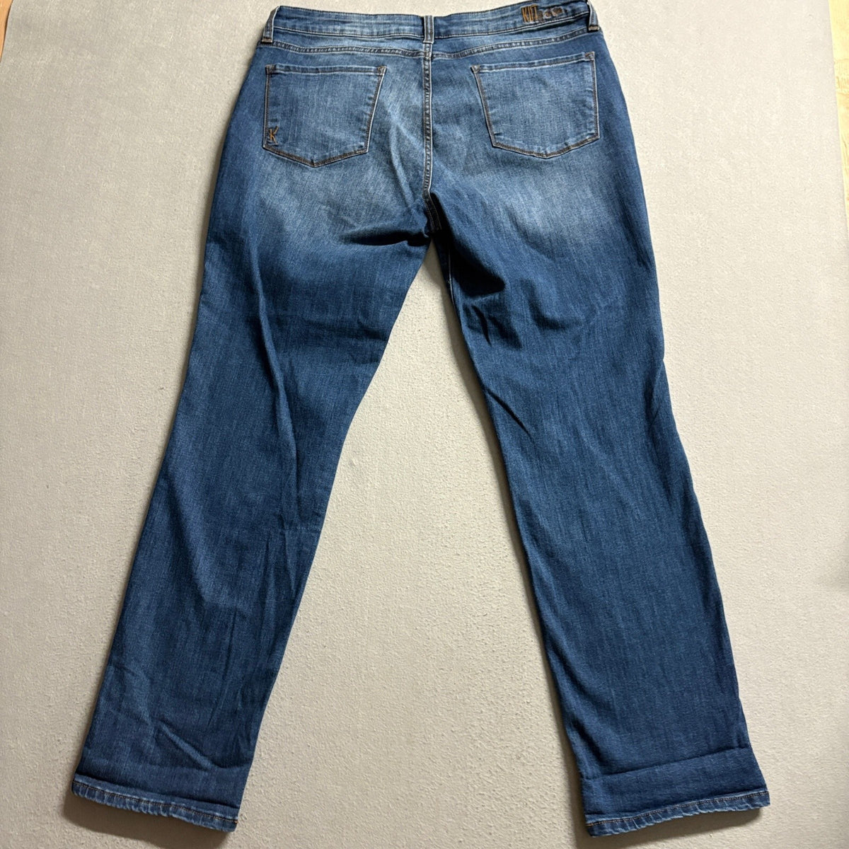 KUT from the Kloth Carrie Boyfriend Jeans Womens 14 Blue Stretch Medium Wash