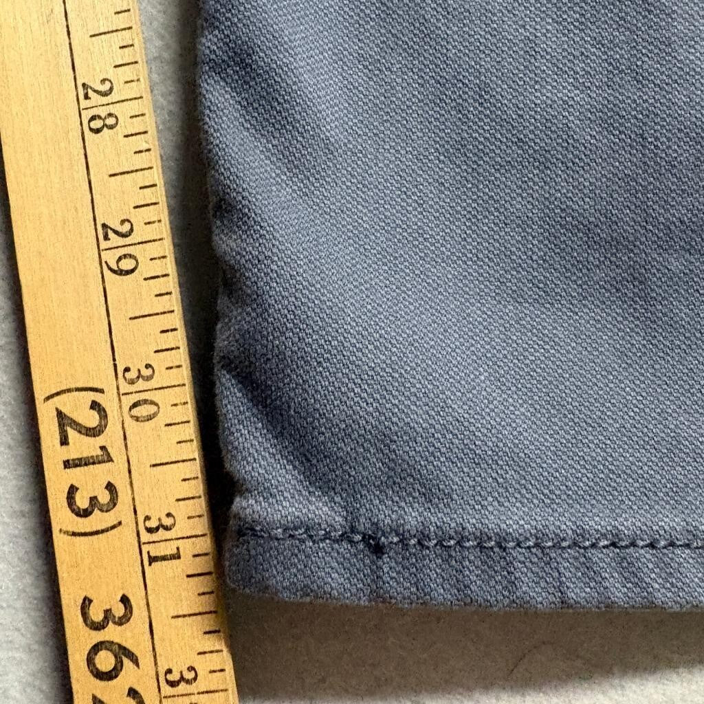 Dockers Straight Fit Pants Mens 36x32 Gray Cotton Blend Chino Casual