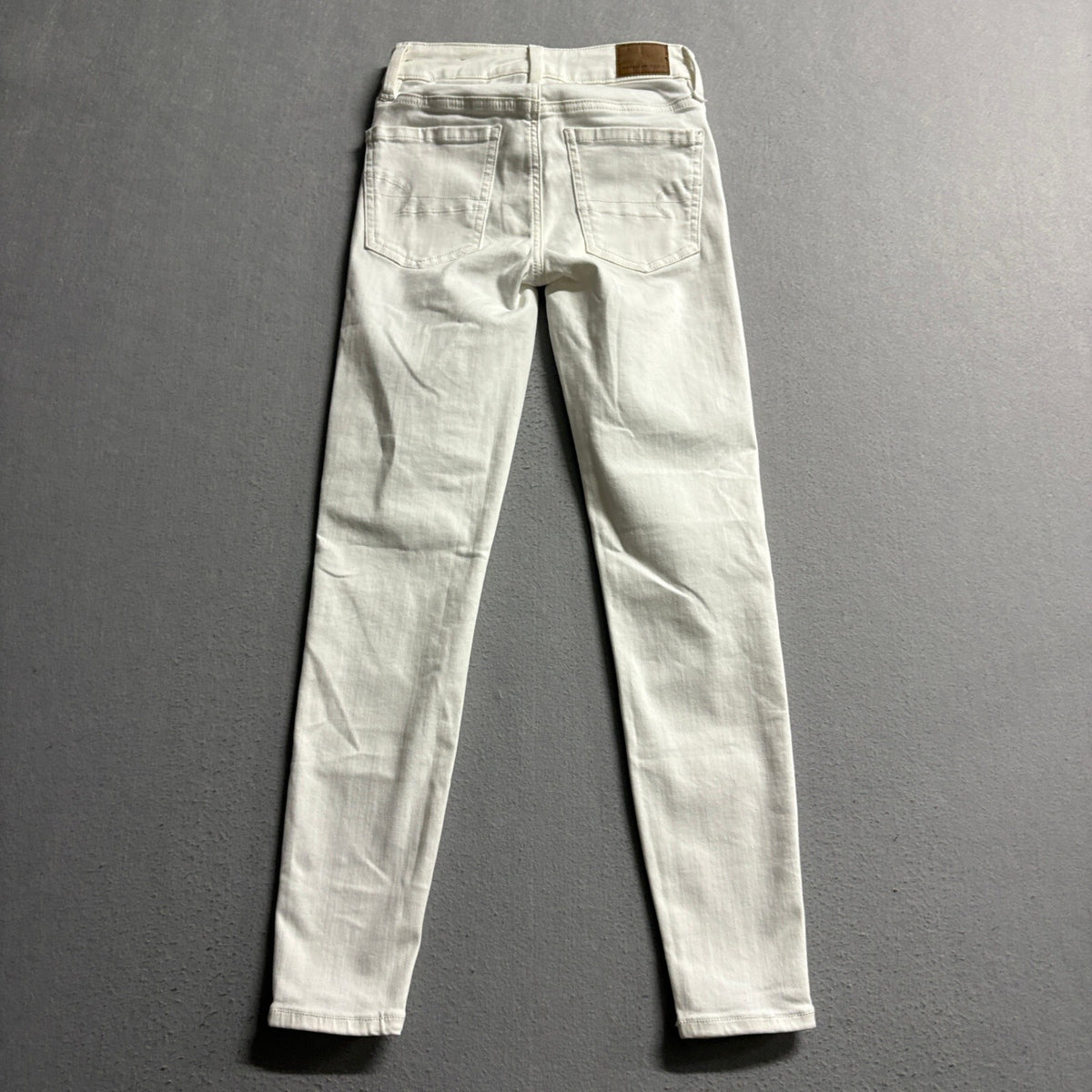 American Eagle Ne(x)t Level Stretch High Rise Jegging Jeans White Size 00 Short