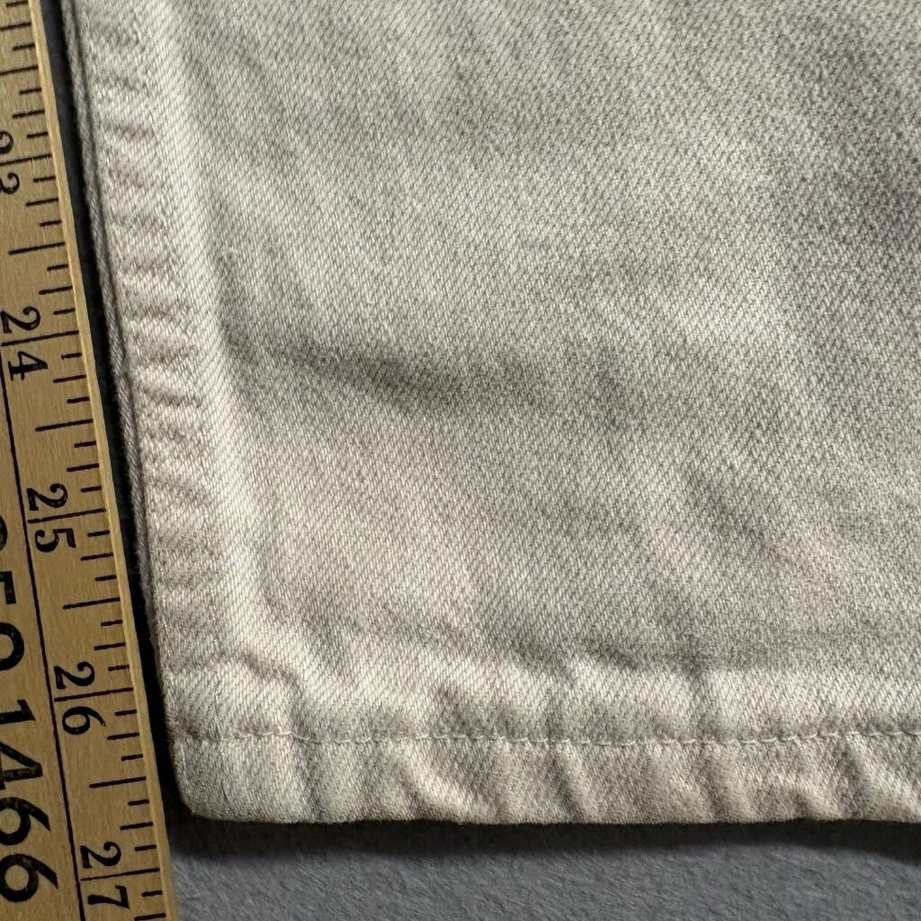 Vintage Wrangler for Women Jeans 8x29 Beige High Rise Tapered Mom Cotton Denim