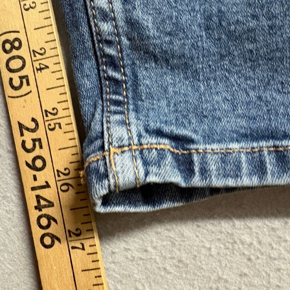 Ruisin Womens High Rise Mom Jeans Size 26 Medium Wash Stretch Denim Tapered Leg