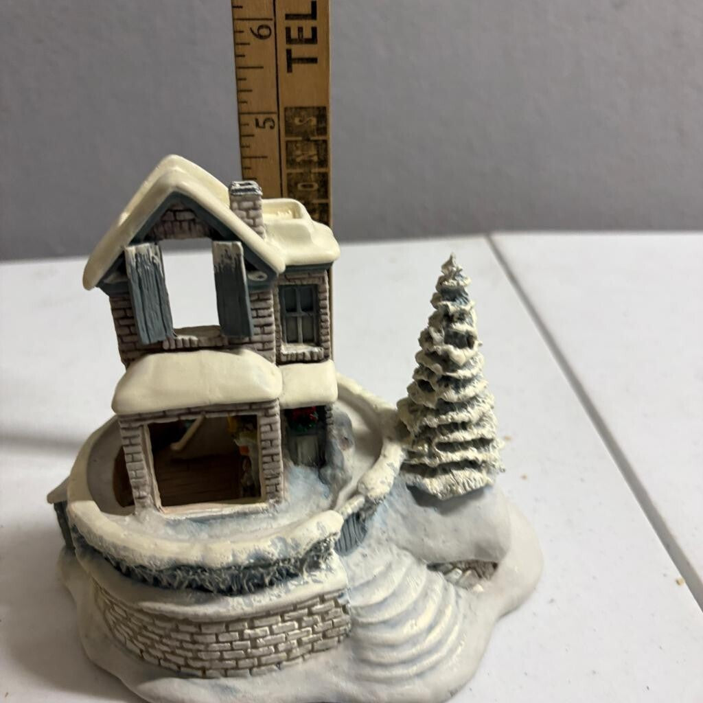 Goebel Olszewski Up To The House Top Miniature Figurine 1st Ed 63-1461 Boxed