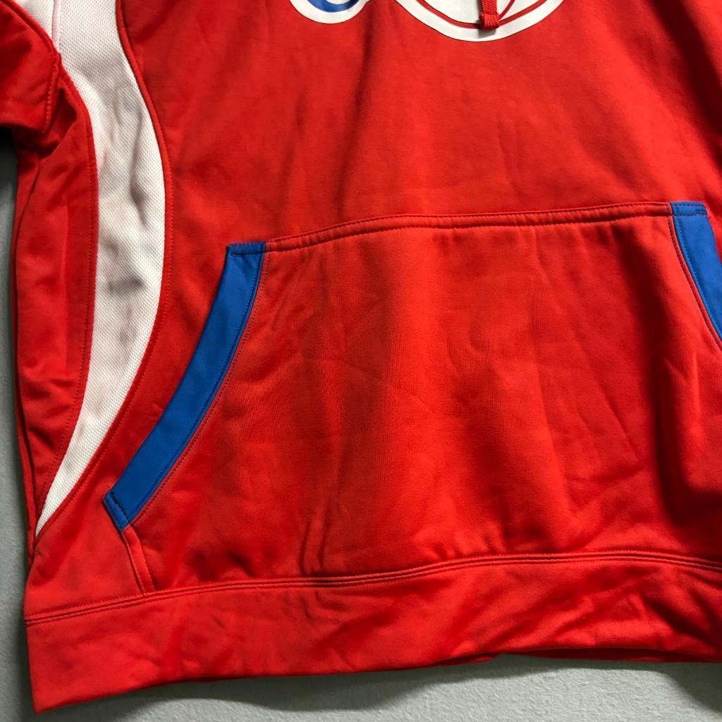 Los Angeles Clippers NBA Hoodie Mens 2XL Red Blue Pullover Sweatshirt NWT
