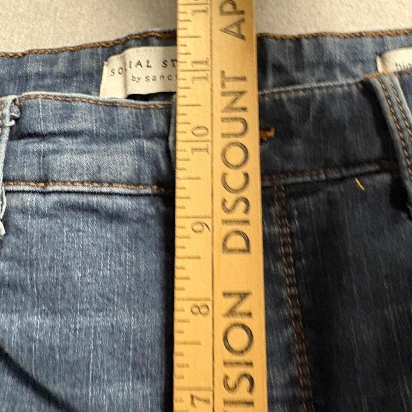 Social Standard by Sanctuary High Rise Skinny Jeans Womens Size 8/29 Blue Denim