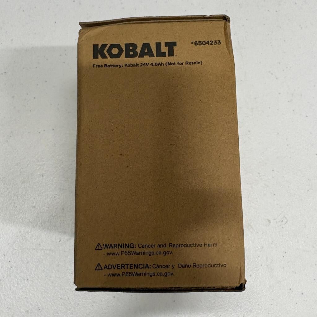 Kobalt 24V Max 4.0Ah Lithium Ion Battery KB 424F-03 Blue Cordless Tool Battery