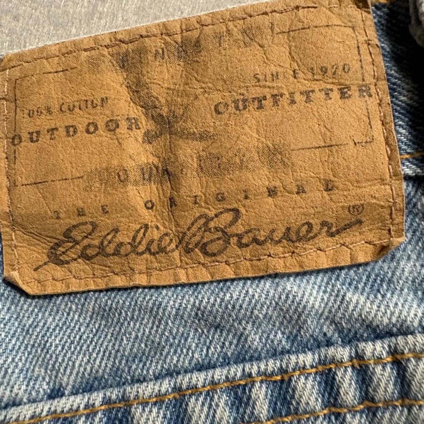 Eddie Bauer Vintage Mom Jeans Womens 6 Tall Light Wash High Rise Straight Leg