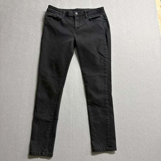Joe's Jeans Womens 30 Black Skinny Jeans Stretch Denim Mid Rise like 31x27