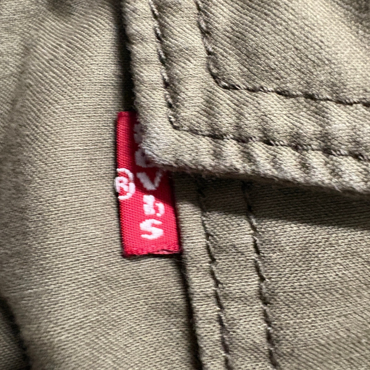 Levi's Ribcage Straight Utility Pants Womens 27 Green Olive High Rise Cargo Crop