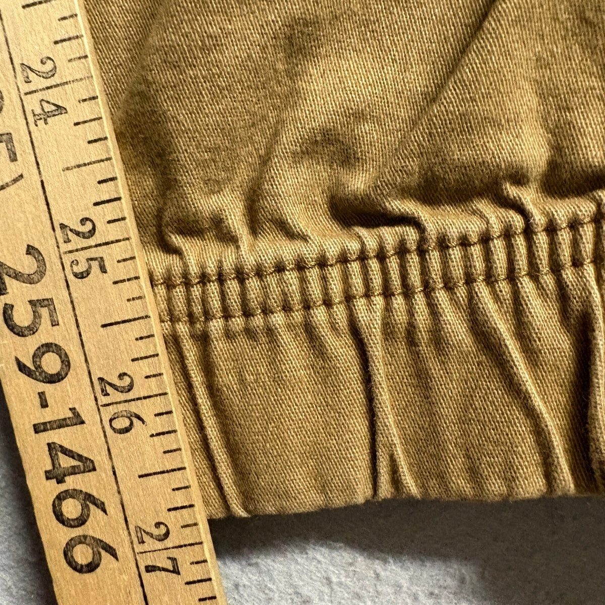 Iron Co Mens Jogger Pants Small Brown Stretch Twill Elastic Waist Cuffed Chino