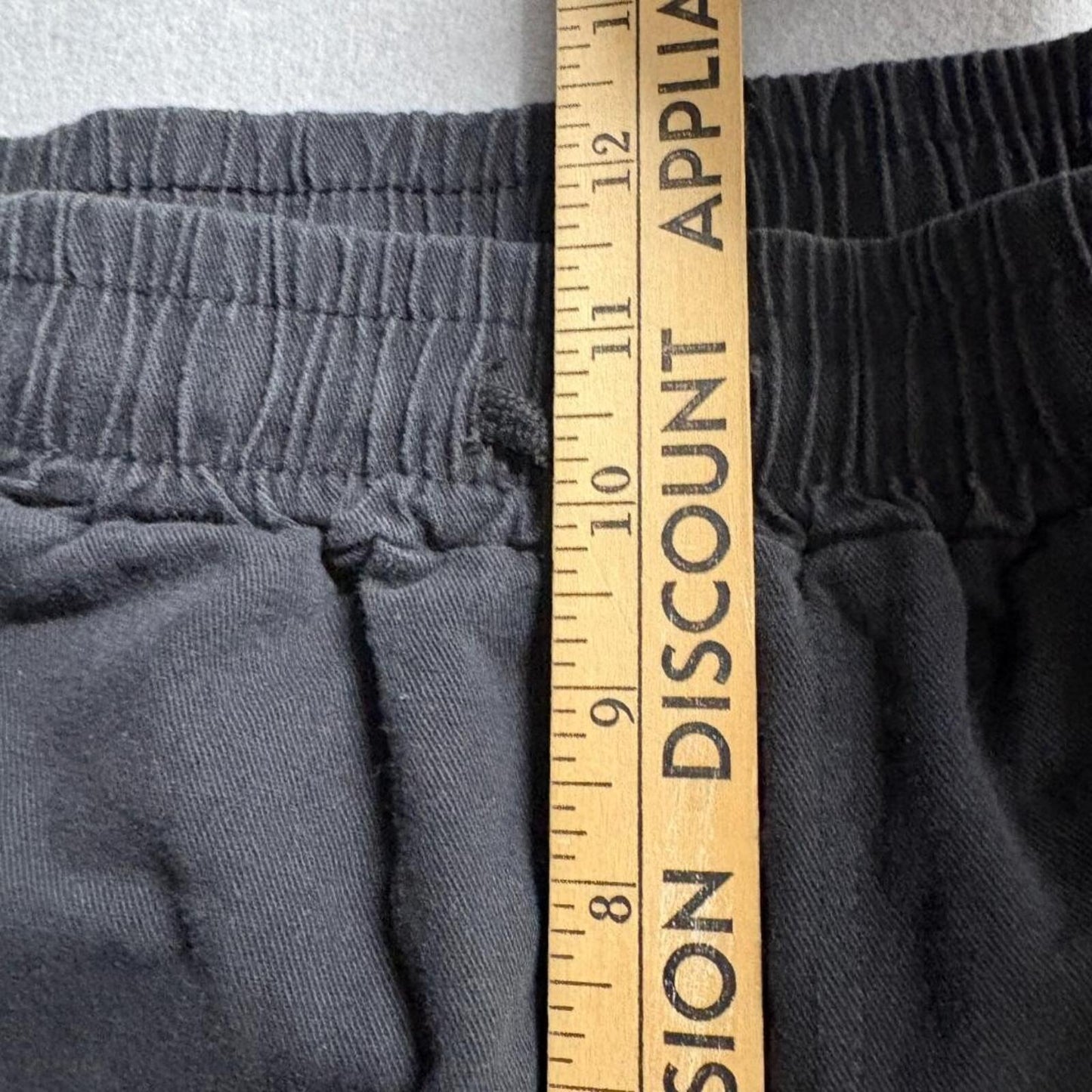 Unbranded Women's Black Cargo Jogger Pants Size Medium Elastic Waist Utility