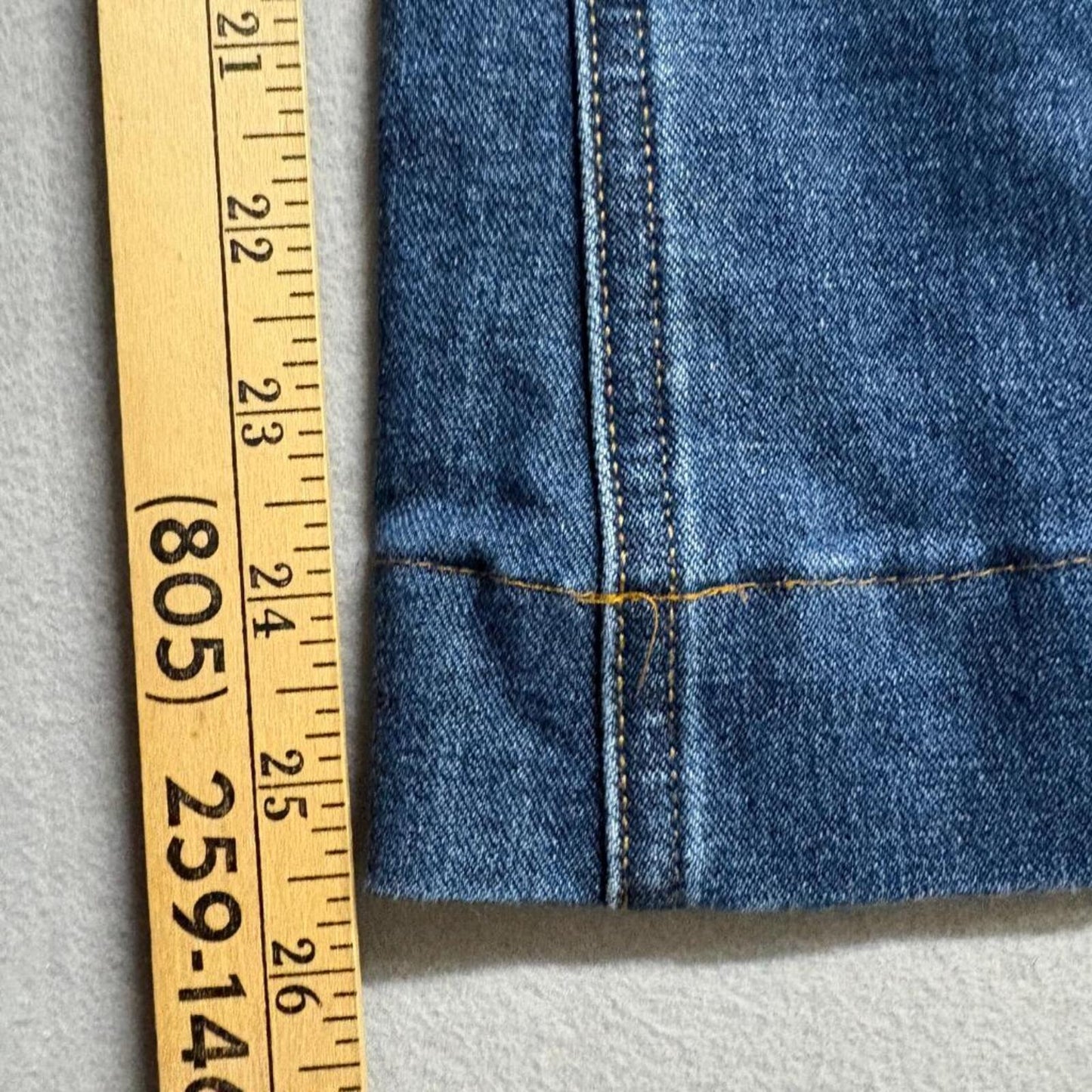 Vigoss High Rise Flare Jeans Womens Size 30 Blue Denim Stretch Wide Leg