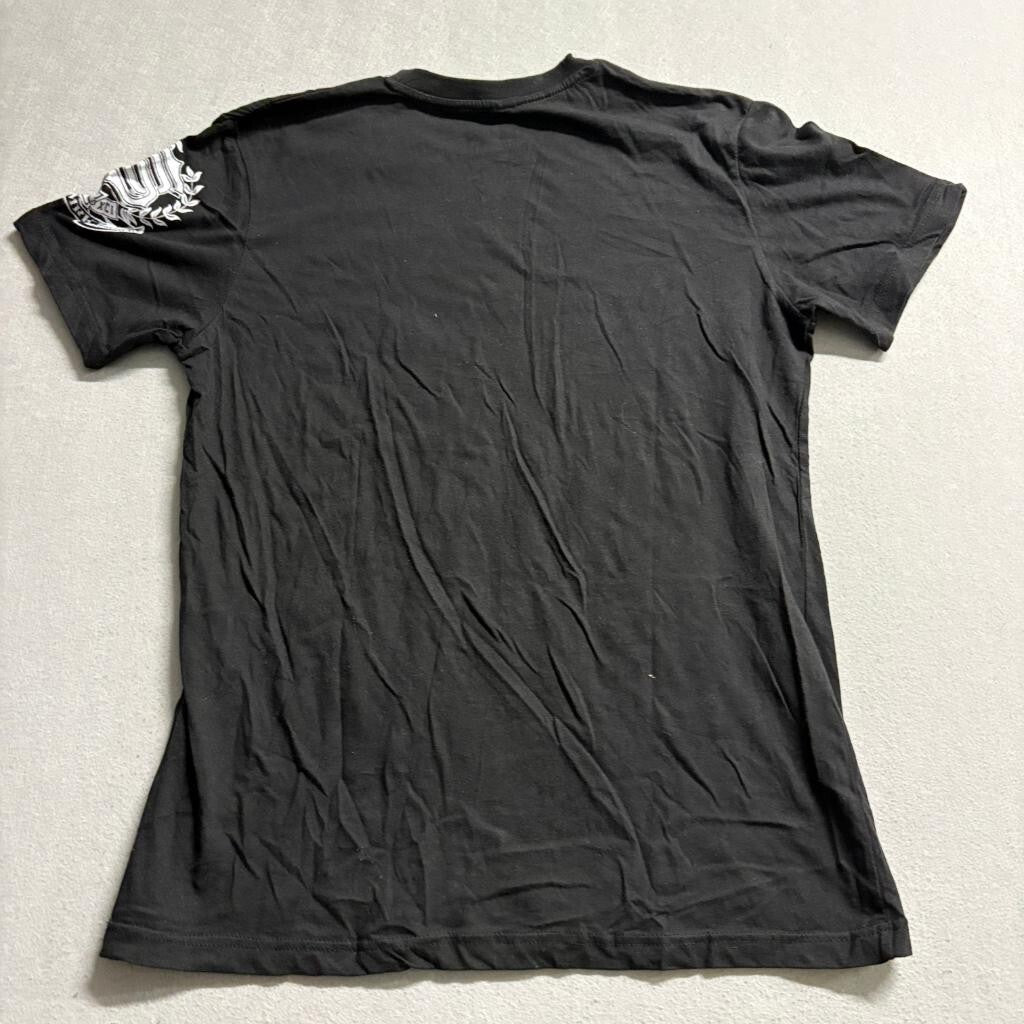 Southpole T-Shirt Mens Medium Black Graphic Print No More Limits Skull Cotton
