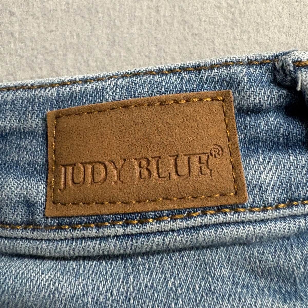 Judy Blue Jeans Womens 9/29 High Rise Raw Hem Stretch Denim Ankle JB88638 Blue
