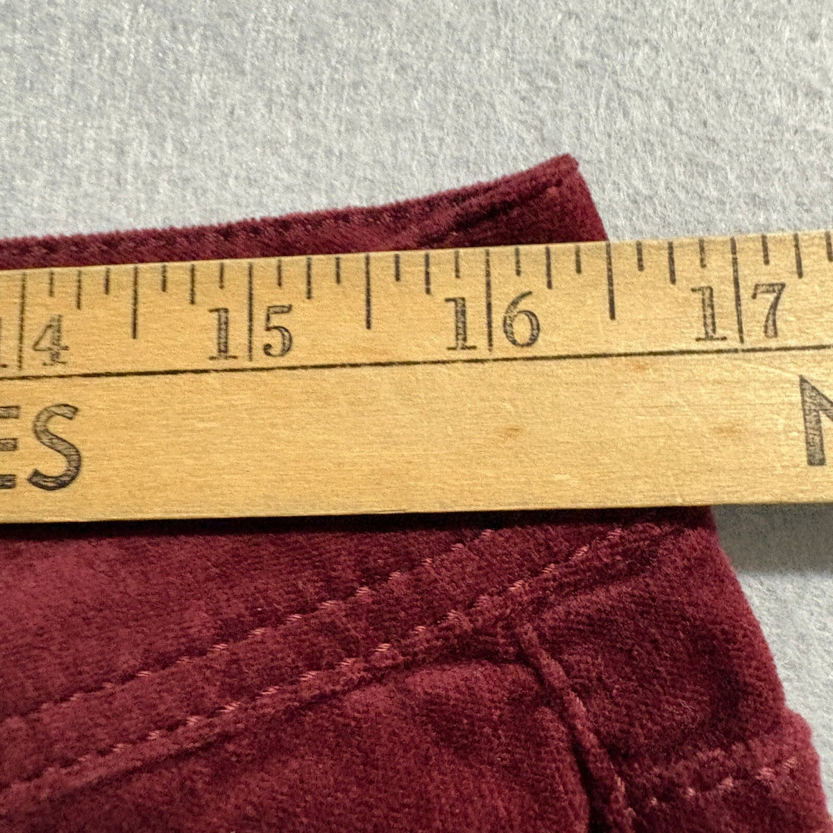 EV1 Ellen DeGeneres Preston High Rise Skinny Corduroy Pants Womens Size 14 Red