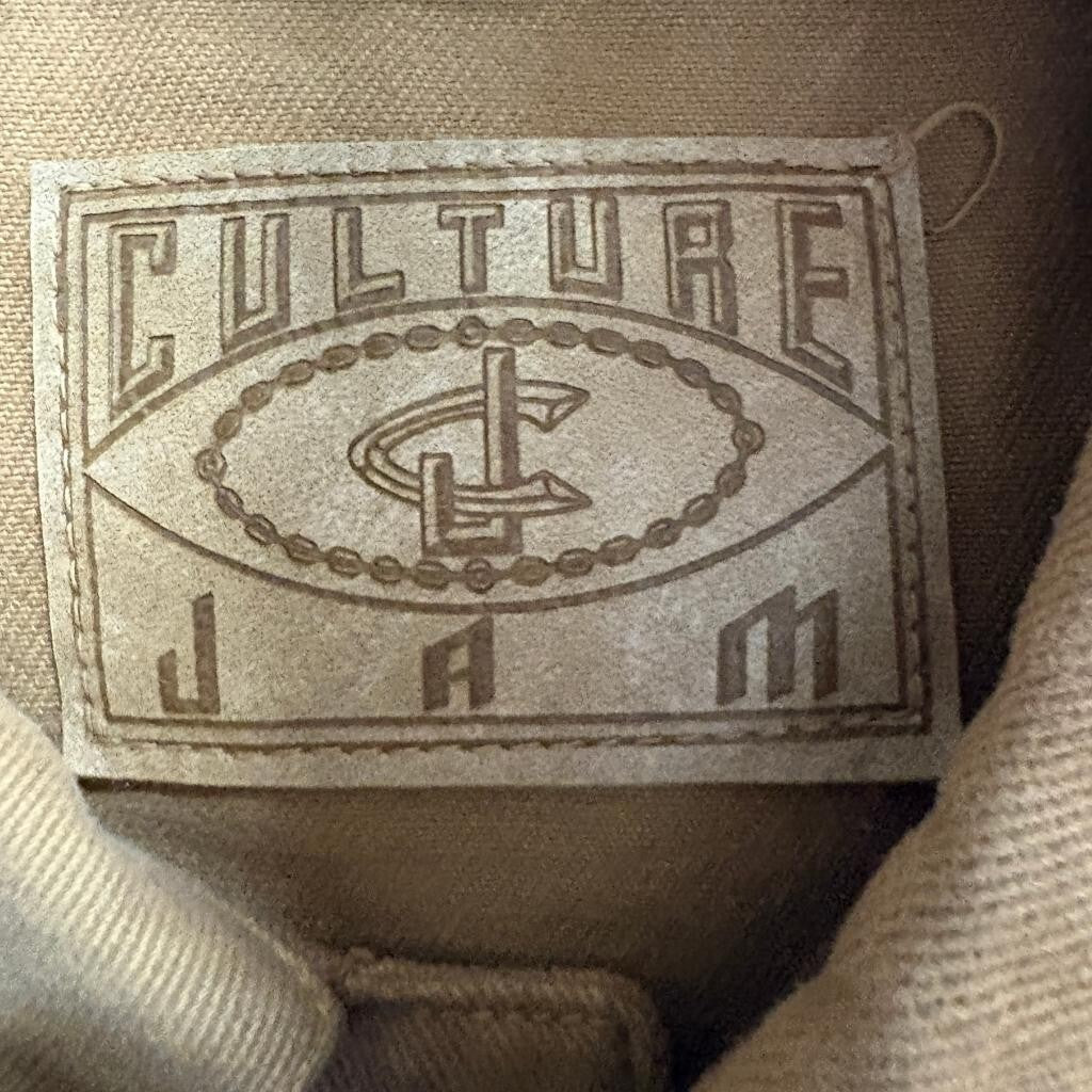 Vintage Culture Jam Canvas Chore Jacket Mens Large Brown Cotton Work Utility
