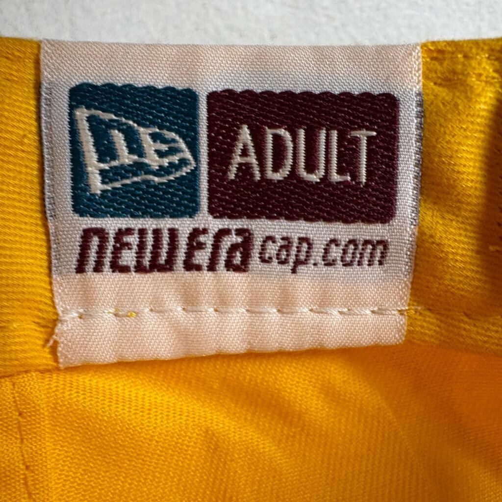 Los Angeles Lakers New Era Hat Cap Mens Adult Yellow Purple Embroidered