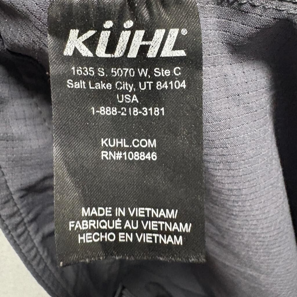 Kuhl Mens Shorts Size 38 Gray Ripstop Polyester Hiking Trail Outdoor