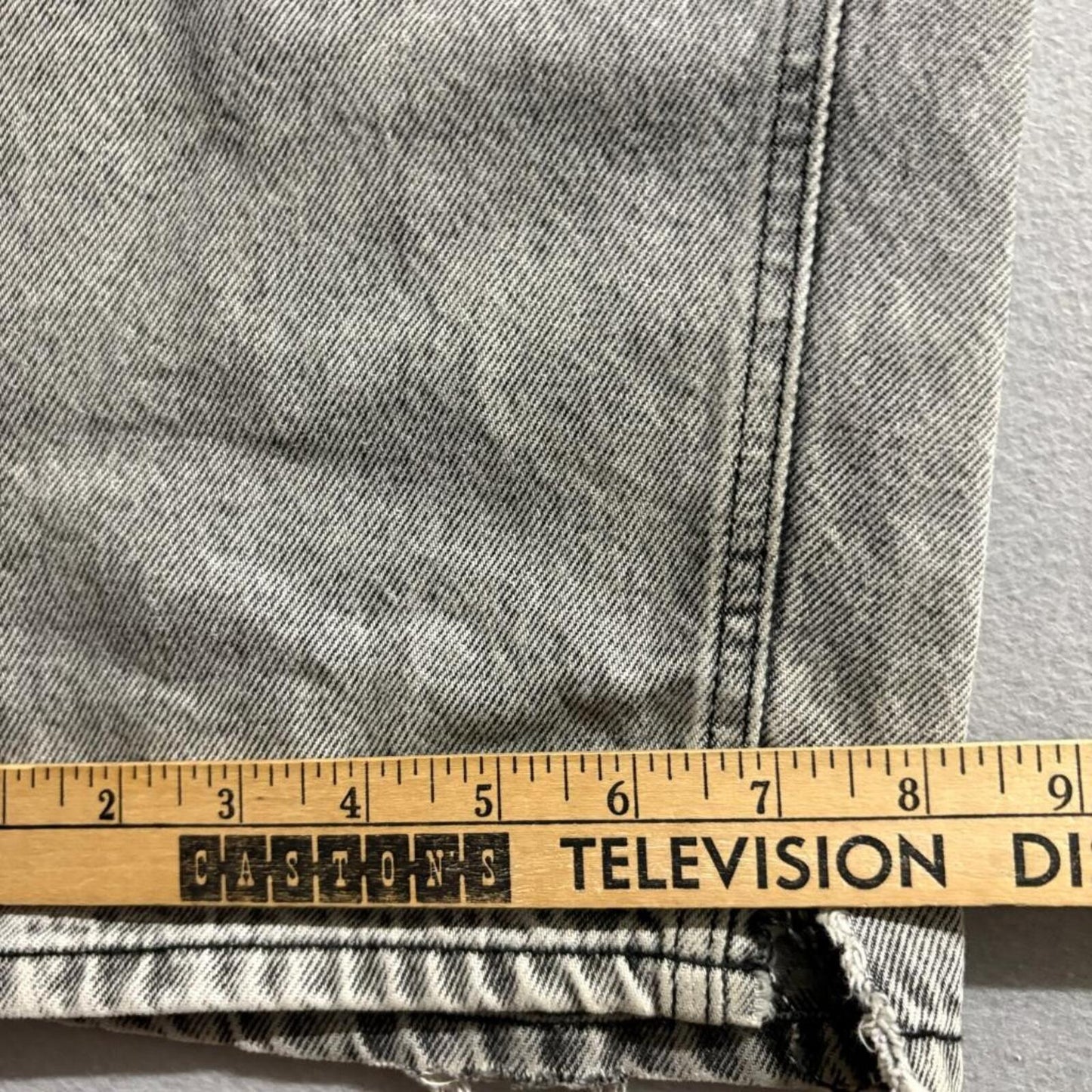 Empyre Relaxed Fit Jeans Mens 28 Gray Acid Wash Denim Skater Y2K Grunge